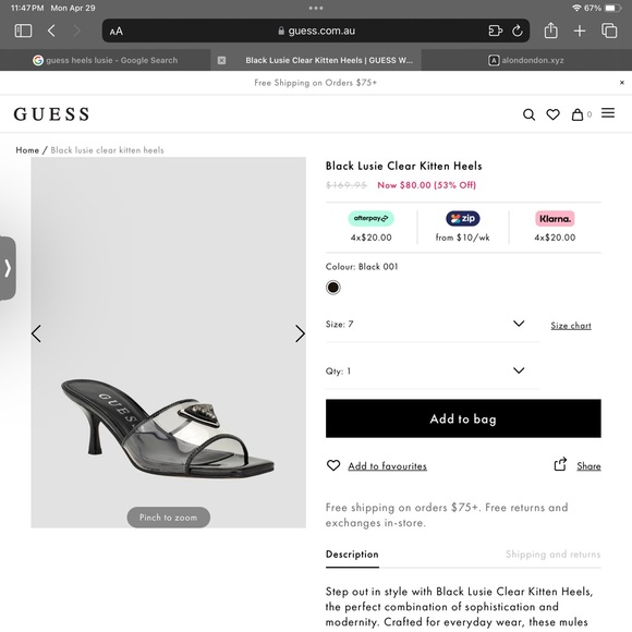 Guess los ángeles LUSIE 5m - Picture 7 of 7